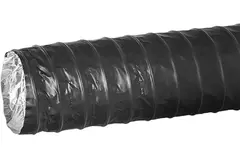 Combidec ventilation hose aluminium with polyester outer layer BLACK Ø 80 mm (10 metres)