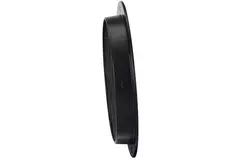 Outside air ventilation grilles aluminium - Ø 100mm- Black