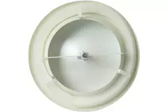 Ventilation supply valve metal Ø 125 mm RAL 9010 RAL 9010h clamping springs - DVSC-P125