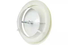 Ventilation supply valve metal Ø 125 mm RAL 9010 RAL 9010h clamping springs - DVSC-P125