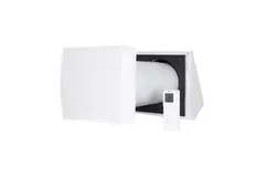 Decentralized WTW HRU wall Ø100 with remote control - 25 m³/h - HRU-WALL-RC-100-25-PEG