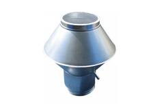 Deflector cover round 125 mm sendzimir zinc-plated