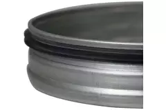 Spiral cover Ø 80mm for spiral duct - Galvanised