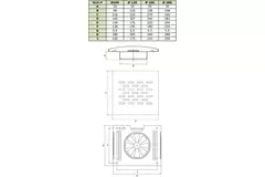 Ventilation supply and exhaust air valve deluxe with filter Ø 125 mm - Alpha DLD-P125