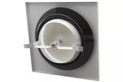 Ventilation valve supply metal square Ø125 mm white with friction springs - DVSQ-P125