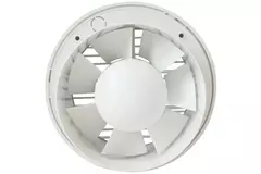 Bathroom extractor fan round Ø 125 mm white with timer and humidity sensor - EE125HT