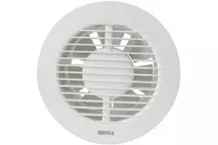 Bathroom extractor fan round Ø 125 mm white with timer and humidity sensor - EE125HT