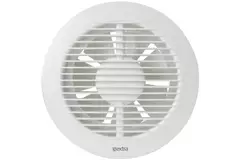 Bathroom extractor fan round Ø 150 mm white with timer - EA150T