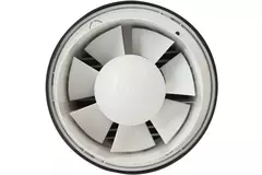 Bathroom extractor fan round Ø 125 mm antraciet - design EAT125A