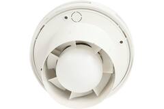 Bathroom extractor fan round Ø 125 mm white with timer and humidity sensor - design EAT125HT
