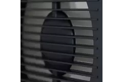 Bathroom extractor fan Ø 125 mm anthracite with timer - EE125TA