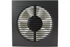 Bathroom extractor fan Ø 125 mm anthracite with timer - EE125TA