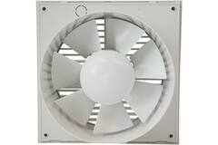 Bathroom extractor fan Ø 150 mm gold with pull cord and power plug - EE150WPG