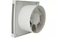 Bathroom extractor fan Ø 100 mm white with timer - Design EET100T