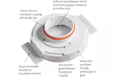 Ergovent frameless ventilation valve round 160 mm