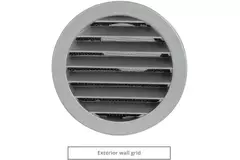 Insulated exterior wall duct for natural ventilation diameter 125 mm – SPK2-125
