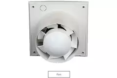 Europlast decentralised MVHR unit 100 mm with pull cord and plug