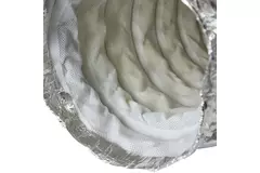 Flexible silencer non-woven with connection diameter 125 mm length 1000mm