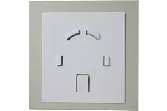Air Roxy bathroom extractor fan with connection diameter 100 mm with pull cord and power plug - front panel in gold aluminium
