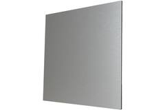 Bathroom extractor fan Ø 125 mm with timer - front panel in brushed aluminium