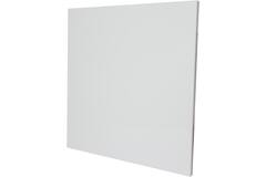 Bathroom extractor fan Ø 125 mm - front panel in glossy white plastic