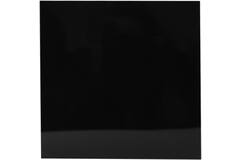 Bathroom extractor fan Ø 100 mm - front panel in black plastic