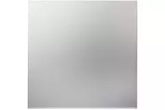Bathroom extractor fan Ø 100 mm with pull cord and power plug - front panel in satin silver glass