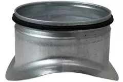 Saddle for spiral duct Ø 150/160mm - 160mm (90°) - Galvanised