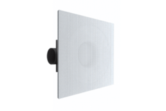Perforated 600 x 600 ceiling diffuser for extraction - non-insulated plenum box with 250 mm side connection - mixed colour RAL 9010