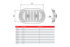 Inspection door 100/125mm round tube - IDC125