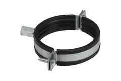 Metal bracket, 125 mm diameter, with rubber (shipping included)