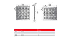 Multinozzle Ceiling Diffuser 596x596mm - MN16 RAL9010