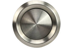 Stainless steel ventilation valve 100mm exhaust and supply with friction springs - DVI-C100