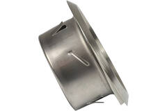 Stainless steel ventilation valve 100mm exhaust and supply with friction springs - DVI-C100