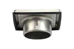 Stainless steel front grille 150mm with movable vanes high exhaust - EL-SS-OP150 SS