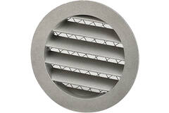 Wall diffuser 100 mm outside air aluminium - EL-A-RLP100