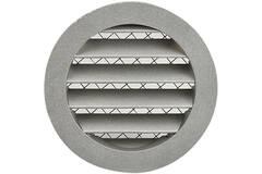 Wall diffuser 100 mm outside air aluminium - EL-A-RLP100