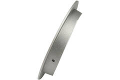 Wall diffuser 100 mm outside air aluminium - EL-A-RLP100