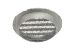 Wall diffuser 100 mm outside air aluminium - EL-A-RLP100