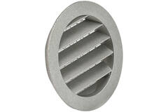 Wall diffuser 100 mm outside air aluminium - EL-A-RLP100