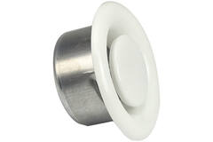 Ventilation exhaust valve 200mm metal - E-DVS200 RAL9010