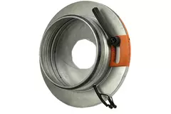 Iris flap 100 mm - Sendzimir galvanized steel - IRIS100
