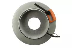 Iris flap 100 mm - Sendzimir galvanized steel - IRIS100