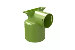 Ubbink Air Excellent 34C valve adapter 125 1x90°