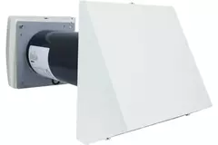 Decentralized WTW HRU wall Ø100 with 25 m³/h - HRU-WALL-100-25-PEG