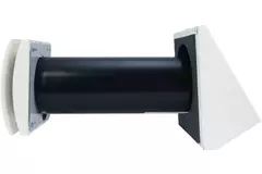 Decentralized WTW HRU wall Ø100 with 25 m³/h - HRU-WALL-100-25-PEG