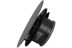 Imaginair RLV big Ø 125 mm supply and exhaust air valve - mounting springs - black