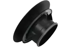 Imaginair RLV big Ø 125 mm supply and exhaust air valve - mounting springs - black