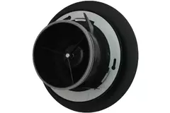 Imaginair RLV big Ø 125 mm supply and exhaust air valve - mounting springs - black