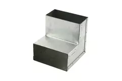 Bend 90 degrees 220x80 mm vertical duct